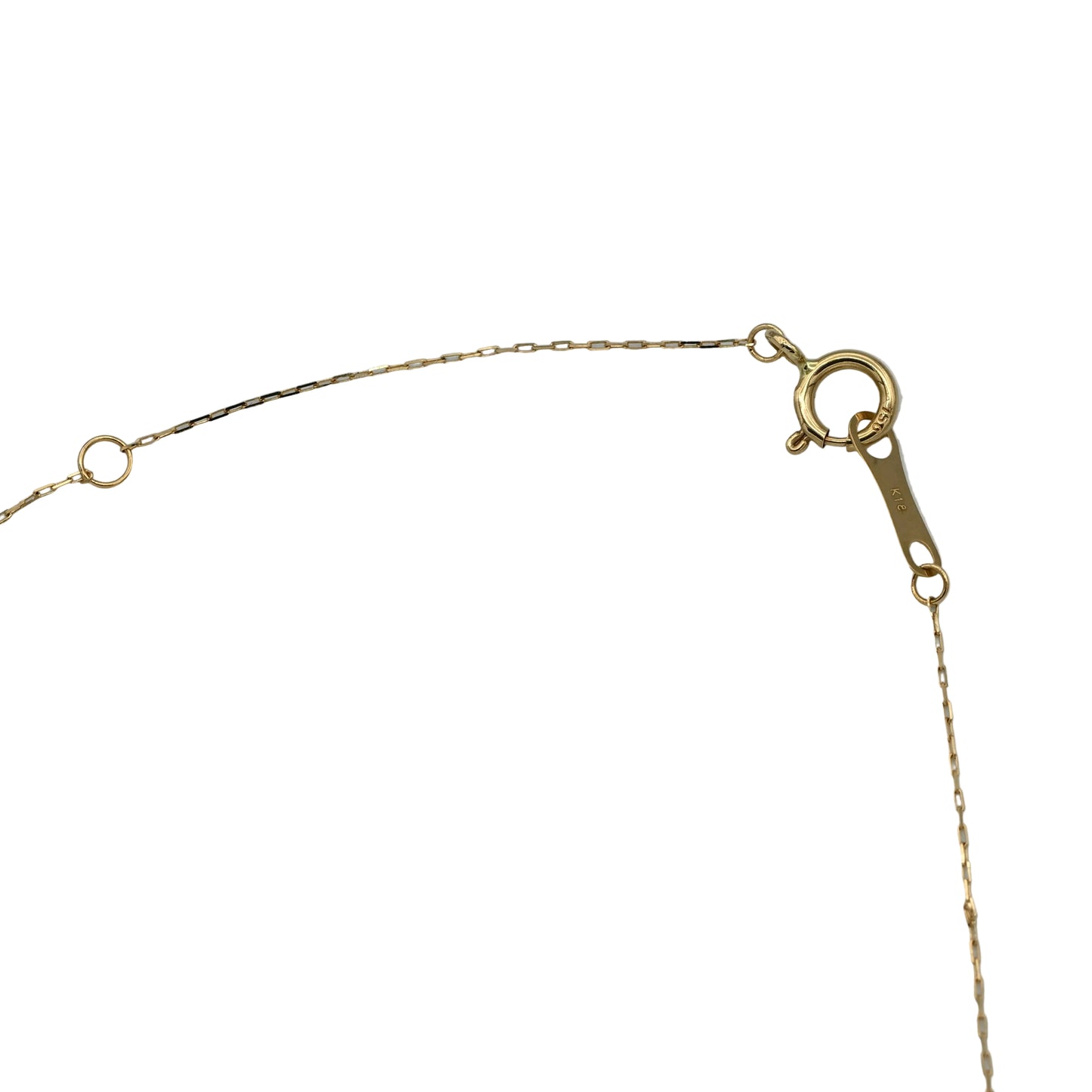 K18YG 十字架ダイヤモンド ネックレス 40cm