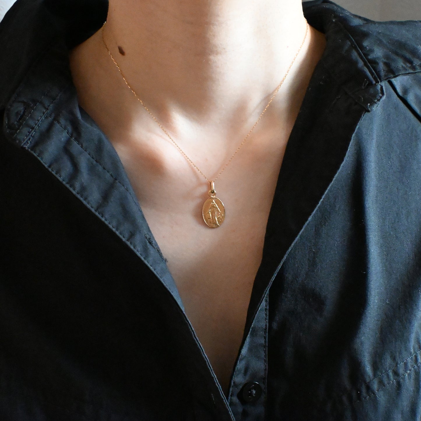 K18 不思議のメダイ15mm