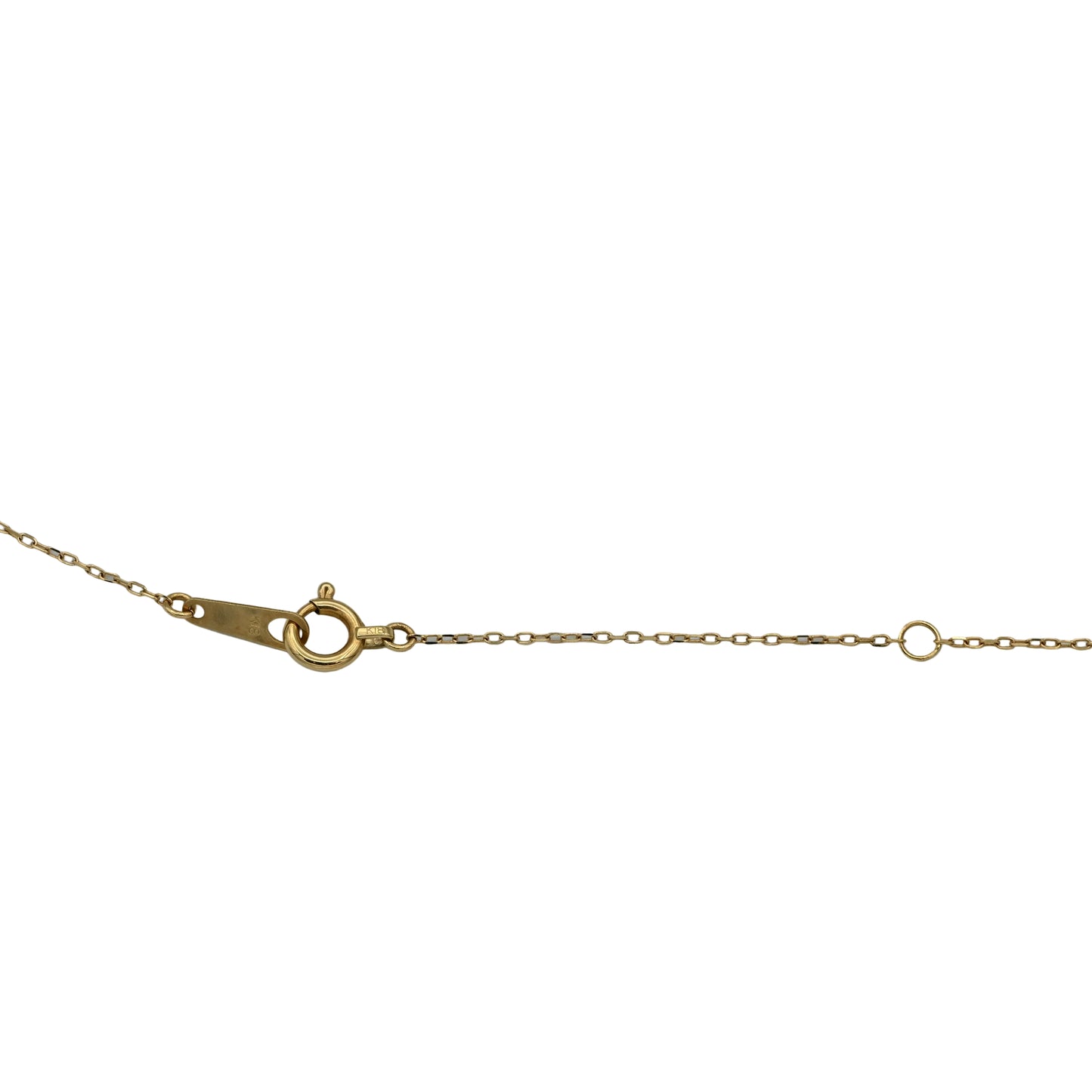 K18YG ダイヤモンド ネックレス 42cm