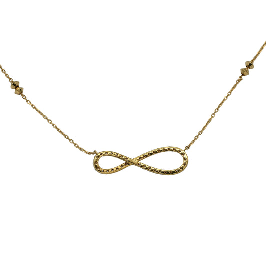 K18YG ダイヤモンド ネックレス 47cm