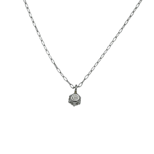 Pt900 ダイヤモンド ネックレス 40cm