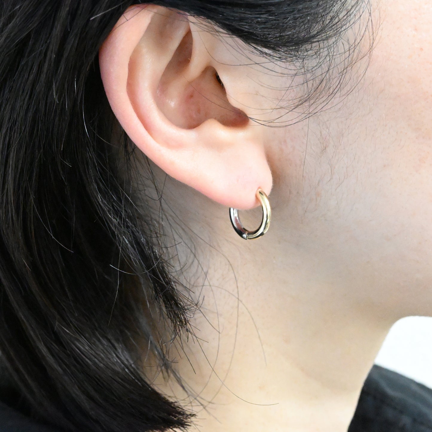 K10YG/WG フープ ピアス