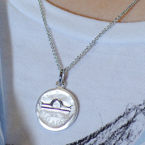 てんびん座 シルバー 19mm