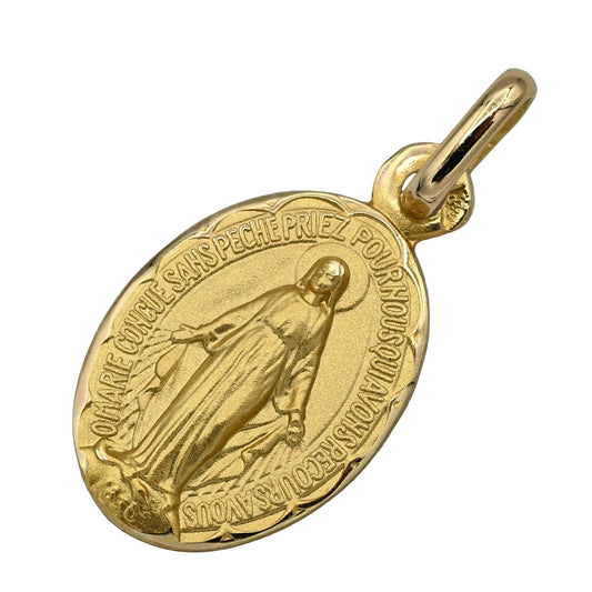 K18 不思議のメダイ13mm 縁有