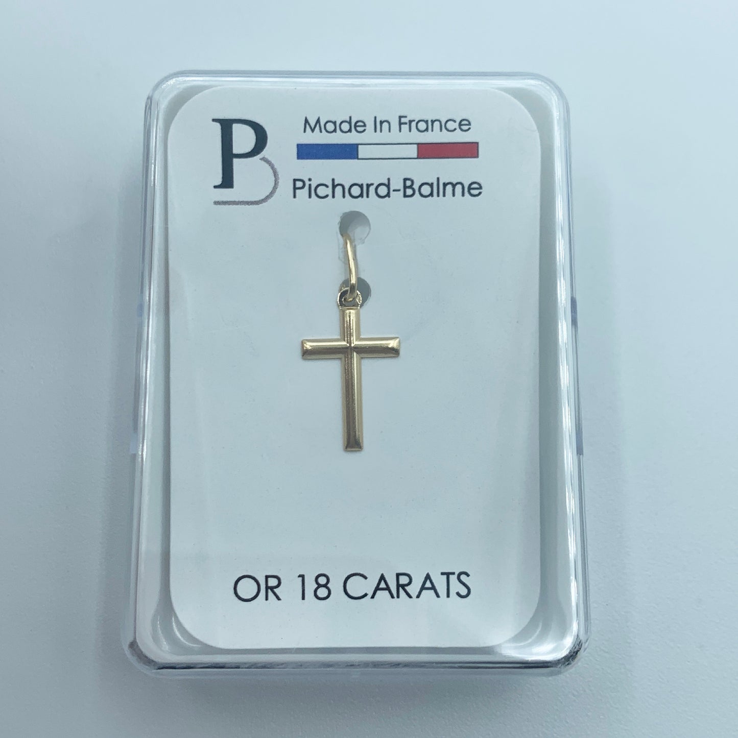 十字架ペンダント(ラウンド) 13mm