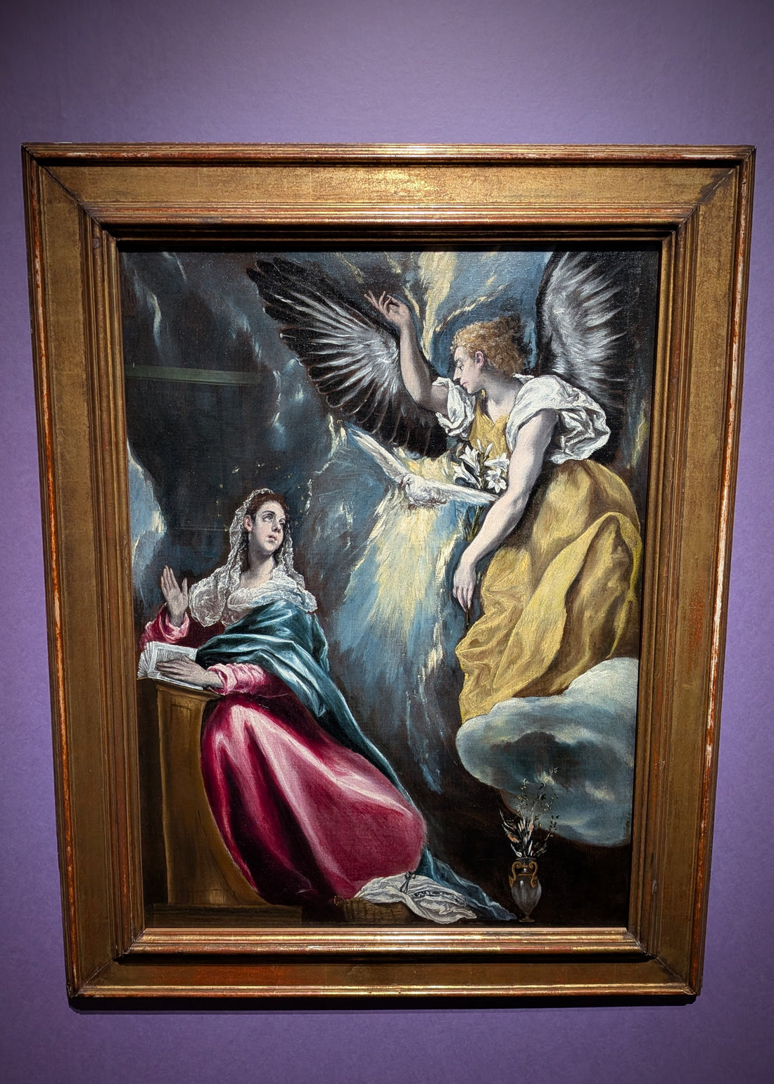 エル・グレコ　《受胎告知》　1590頃-1603年　大原美術館所蔵