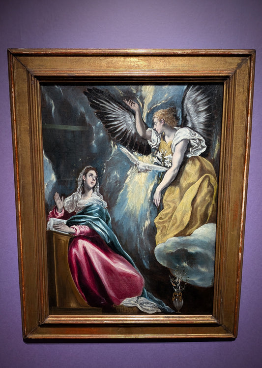 エル・グレコ　《受胎告知》　1590頃-1603年　大原美術館所蔵