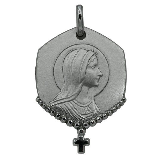 Sv925 ルルドの聖母マリアの横顔 26mm 両面