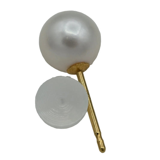 K18YG アコヤ ピアス(7.0mm)