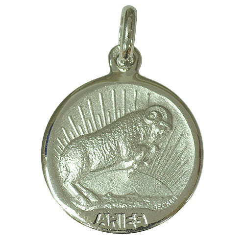 おひつじ座 シルバー 19mm