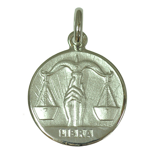 てんびん座 シルバー 19mm