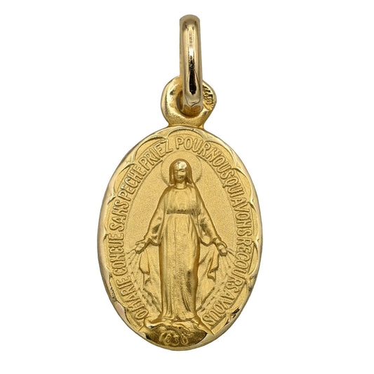 K18 不思議のメダイ13mm 縁有