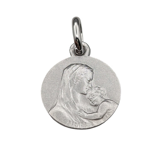 聖母子 シルバー 15ミリ